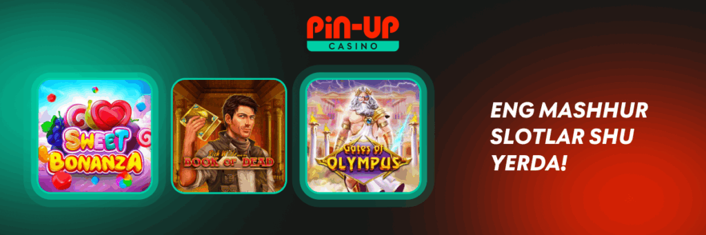 Pin Up uslubidagi mashhur slotlar